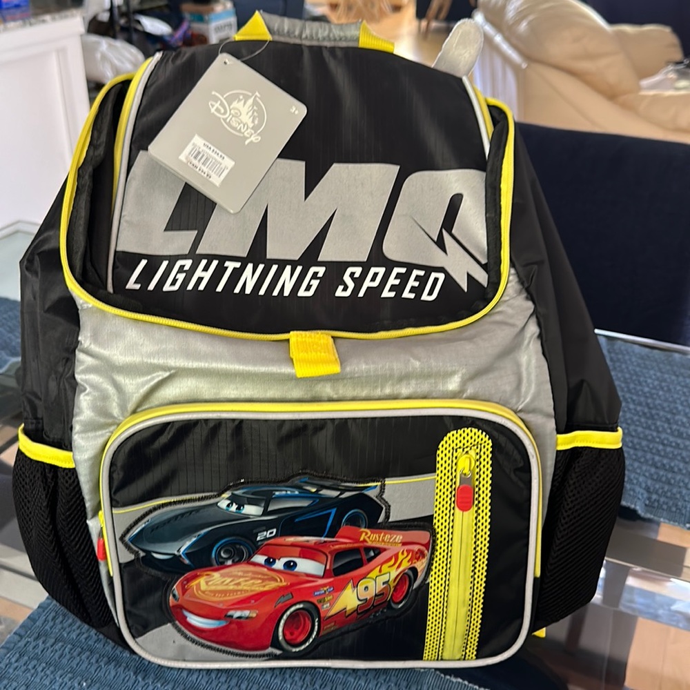 Disney Cars backpack 16” New